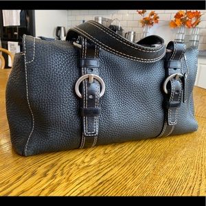Coach pebble leather purse